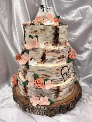 Birken Hochzeitstorte